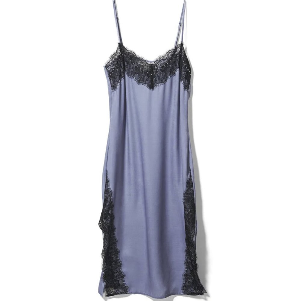 H&M Coachella Lavender Lace Slip Dress Size 8